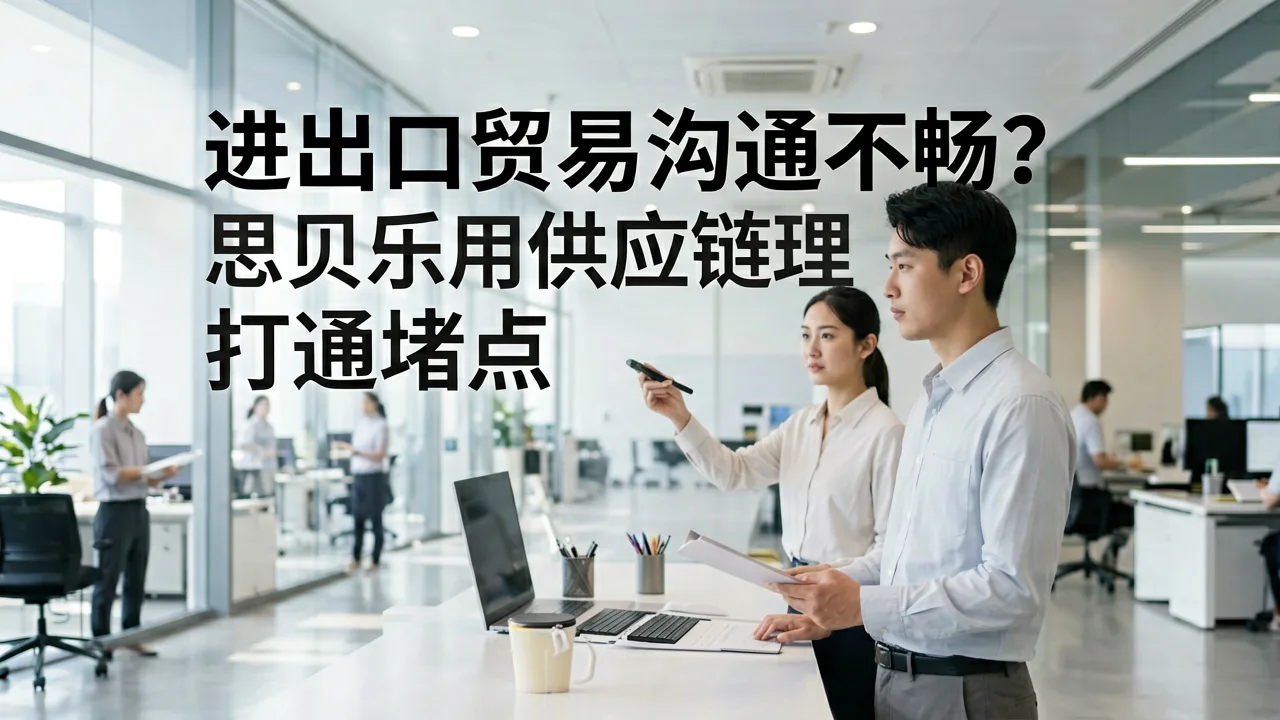 进出口贸易沟通不畅?思贝乐用供应链管理打通堵点
